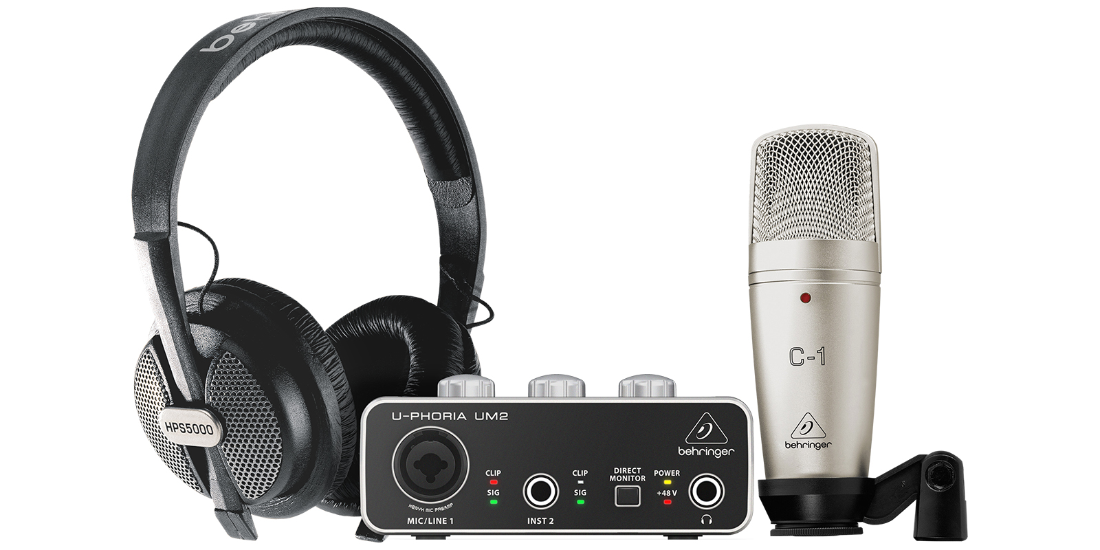 SISTEMA BEHRINGER GRABACION U-PHORIA STUDIO