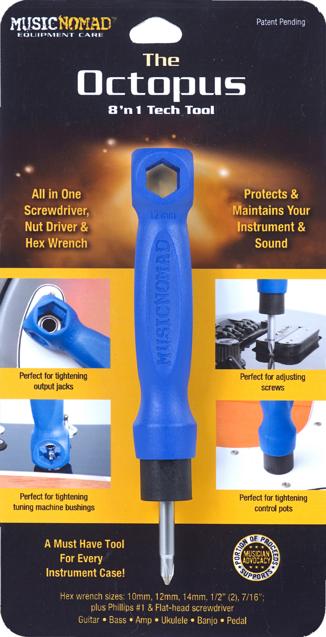 HERRAMIENTA MUSIC NOMAD THE OCTOPUS